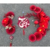 Set tết hoa quạt tự gắn kèm keo nến và móc treo 2.026 - Giá ưu đãi 289.000đ 2