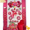 Set Tết Hoa Xuân Mới 2.026 - Trang trí mành tre ngày Tết, bình ngọ, không kèm mành tre, giá 175.420 VND