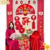 Set Tết Hoa Xuân Mới 2.026 - Trang trí mành tre ngày Tết, bình ngọ, không kèm mành tre, giá 175.420 VND 3