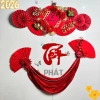 Set Tết Hoa Xuân Mới 2.026 - Trang trí mành tre ngày Tết, bình ngọ, không kèm mành tre, giá 175.420 VND 5