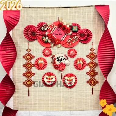 Set Tết Hoa Xuân Mới 2.026 - Trang trí mành tre ngày Tết, bình ngọ, không kèm mành tre, giá 175.420 VND 7 Set Tết Hoa Xuân Mới 2.026 - Trang trí mành tre ngày Tết, bình ngọ, không kèm mành tre, giá 175.420 VND 7