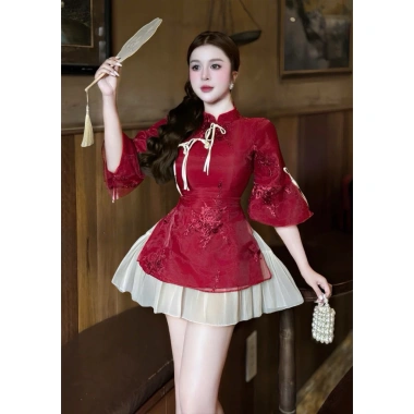 Set tết UYÊN ƯƠNG BIGSIZE 2.026 kèm chân váy - Giao trước Tết, giá chỉ 189k 9 Set tết UYÊN ƯƠNG BIGSIZE 2.026 kèm chân váy - Giao trước Tết, giá chỉ 189k 9