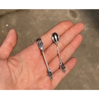 Set Thìa Nĩa Sắt Size To Đẹp, Chất Liệu Kim Loại, Giảm Giá Đặc Biệt 19.800₫