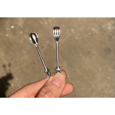 Set Thìa Nĩa Sắt Size To Đẹp, Chất Liệu Kim Loại, Giảm Giá Đặc Biệt 19.800₫