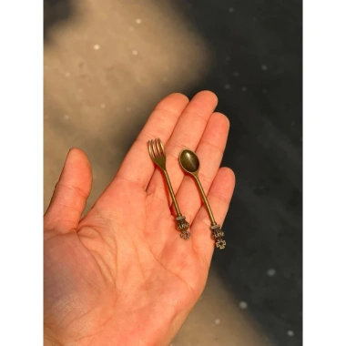 Set Thìa Nĩa Sắt Size To Đẹp, Chất Liệu Kim Loại, Giảm Giá Đặc Biệt 19.800₫