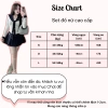Set thu đông nữ áo thun và chân váy ngắn Tina xếp ly Hàn Quốc hcom3.031 - 229k 9