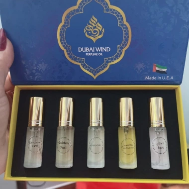 Sét Tinh Dầu Nước Hoa Dubai 5 Chai Xịt – Hương Nữ Quyến Rũ, Giá 159k 7