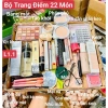 Set trang điểm mi sẵn, chân keo, kem nền, phấn phủ, má hồng, bảng mắt, son, cọ - 139.000₫