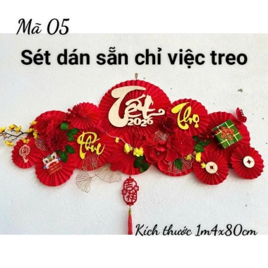 Set Trang Trí Decor Tết 2.026 Mã 16 Bộ Đồ Độc Đáo Giá Ưu Đãi 150.000 VNĐ 3