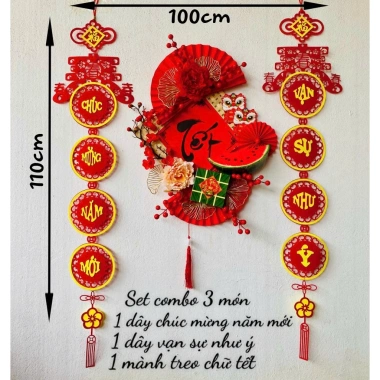 Set Trang Trí Decor Tết 2.026 Mã 16 Bộ Đồ Độc Đáo Giá Ưu Đãi 150.000 VNĐ 4