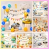 Set Trang Trí Sinh Nhật Bé Trai và Bé Gái - Bong Bóng Bay Happy Birthday, Tặng Số Tuổi, Giá Ưu Đãi 75.000 VND