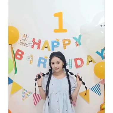 Set Trang Trí Sinh Nhật Bé Trai và Bé Gái - Bong Bóng Bay Happy Birthday, Tặng Số Tuổi, Giá Ưu Đãi 75.000 VND 4