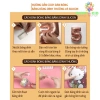Set trang trí sinh nhật thôi nôi, rồng kèm bạt chibi hashtag HAPPYKID PARTY 7
