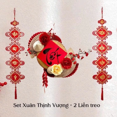 Set trang trí Tết 2.025 - Decor treo tường, không kèm mạnh sau, giá ưu đãi 45.000₫ 9