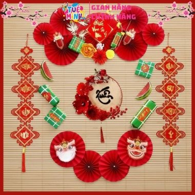 Set Trang Trí Tết 2.026 - Bộ Decor Nhiều Tri Tiết, Khánh Tết Trang Trí Nhà Cửa 50.000₫
