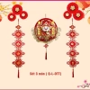 Sét Trang Trí Tết 2.026 Combo Cặp Liễng và Ông Thần Tài Lắc Đầu, Bộ 6 Quạt Giấy Độc Đáo Giá 75.000 VNĐ