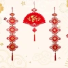 Sét Trang Trí Tết 2.026 Combo Cặp Liễng và Ông Thần Tài Lắc Đầu, Bộ 6 Quạt Giấy Độc Đáo Giá 75.000 VNĐ 8