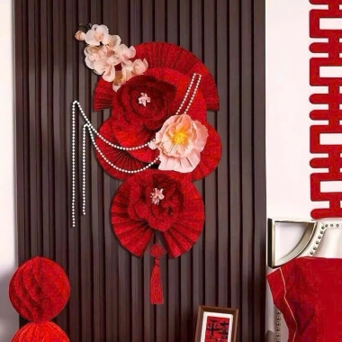 Set Trang Trí Tết 2.026 Ông Thần Tài Lắc Đầu - Combo Treo Tường Phát Tài 98.571 VND