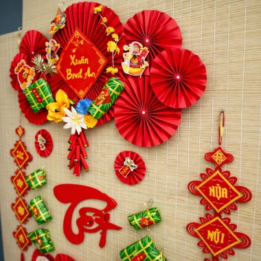 Set Trang Trí Tết 2.026 Xuân Bình An - Mừng Xuân Phát Tài, Giá 279k
