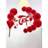 Set Trang Trí Tết Bính Ngọ 2.026 - Bộ Quạt Nhà Cửa Lớp Học Keo Dán Giá 285.000 VND 6