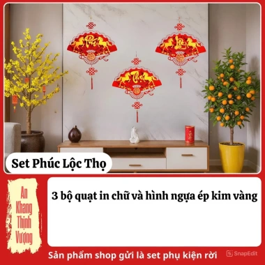 Set trang trí Tết truyền thống đón tài lộc đầu năm - Giá chỉ 31.000₫, giảm ngay 8