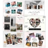 Set tranh gương hiện ảnh mặt kính thật - Quà tặng bạn gái kỷ niệm Valentine 8-3, decor phòng, chỉ 285.000₫ 5