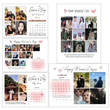 Set tranh gương hiện ảnh mặt kính thật - Quà tặng bạn gái kỷ niệm Valentine 8-3, decor phòng, chỉ 285.000₫