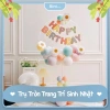 Set Trụ Bóng Tròn Sini Decor - Trụ Kèm Bóng Trang Trí Sinh Nhật Bé Ưu Đãi 85k
