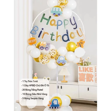 Set Trụ Bóng Tròn Sini Decor - Trụ Kèm Bóng Trang Trí Sinh Nhật Bé Ưu Đãi 85k 10 Set Trụ Bóng Tròn Sini Decor - Trụ Kèm Bóng Trang Trí Sinh Nhật Bé Ưu Đãi 85k 10