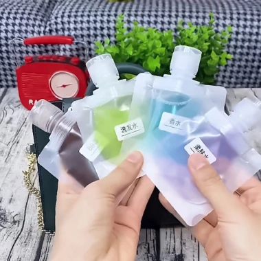 Set túi chiết đựng mỹ phẩm du lịch 30ml 50ml 100ml DUASHOP – Giá chỉ 9.000₫, không rò rỉ, tiện lợi 2