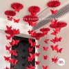 Set Vải Dạ Xuân Tết 2.026 – Quạt Giấy + Phụ Kiện Tiệc Cưới, Noel, Tết – ANGIHOME