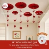Set Vải Dạ Xuân Tết 2.026 – Quạt Giấy + Phụ Kiện Tiệc Cưới, Noel, Tết – ANGIHOME 7