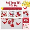 Set Vải Dạ Xuân Tết 2.026 – Quạt Giấy + Phụ Kiện Tiệc Cưới, Noel, Tết – ANGIHOME 9