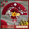 Set Vật Liệu Quạt Đỏ Mix Phụ Kiện Hoa Rtang Trí Decor Tết 2.026 Giá 185,000₫ 2