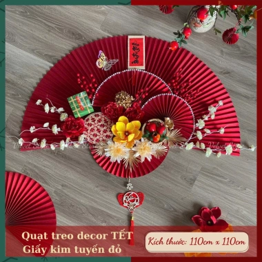 Set Vật Liệu Quạt Đỏ Mix Phụ Kiện Hoa Rtang Trí Decor Tết 2.026 Giá 185,000₫ 5 Set Vật Liệu Quạt Đỏ Mix Phụ Kiện Hoa Rtang Trí Decor Tết 2.026 Giá 185,000₫ 5