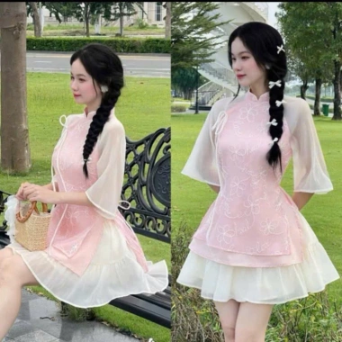 Set Váy Lam Nhẹ Nhàng Đi Chơi Tết - Dễ Phối, Dễ Mặc, Giá Ưu Đãi 171.500₫
