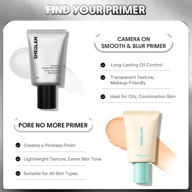SHEGLAM Kem lót che lỗ chân lông, khuyết điểm, lớp nền hoàn hảo Giá chỉ 169.400₫