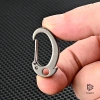 Shgezm Carabiner Titan hạng nặng 1 móc khóa tháo nhanh, bộ vòng chìa khóa và móc ba lô 73.150
