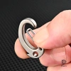 Shgezm Carabiner Titan hạng nặng 1 móc khóa tháo nhanh, bộ vòng chìa khóa và móc ba lô 73.150 2