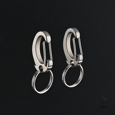 Shgezm Carabiner Titan hạng nặng 1 móc khóa tháo nhanh, bộ vòng chìa khóa và móc ba lô 73.150 5
