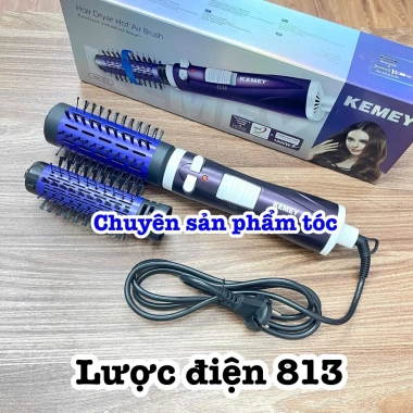 Shinon Lược Điện Sấy Xoay Tự Động 360 độ - Cao Cấp, Giữ Nếp Tóc Bền, Màu Trang Nhã, Dễ Dùng Tại Nhà 475k