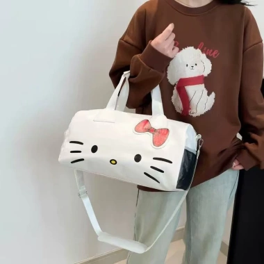 Shngki Hello Kitty Túi du lịch dung tích lớn chống nước MNS - Giá 145.000 đồng 2
