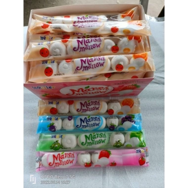 Sỉ 1 hộp 30 gói Kẹo Bông Mềm Mashmalow Hình Bánh Bao - Chỉ 51.999 VND, Tiết kiệm