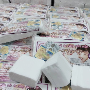 Sỉ 10 gói Khăn khô đa năng Hiền Trang 150gr cho bé - Giá ưu đãi 125.000 VND 2