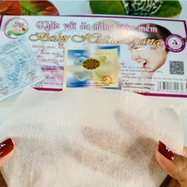 Sỉ 10 gói Khăn khô đa năng Hiền Trang 150gr cho bé - Giá ưu đãi 125.000 VND 5