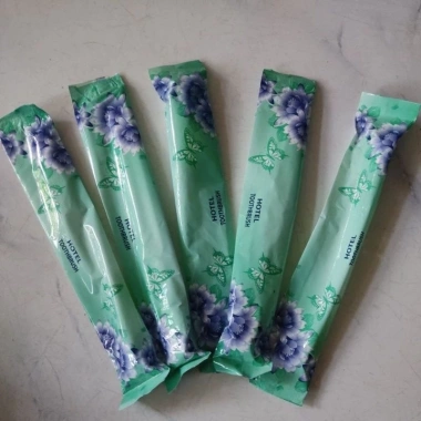 Sỉ 100 Bộ Bàn Chải T22 Túi Hoa Xanh Dành Cho Khách Sạn - Giá Ưu Đãi 88.000 VNĐ 3