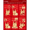 Sỉ 100 cái lì xì vỏ NHUNG đỏ in nổi chúc tài lộc 2.025 - Giá siêu rẻ 69.000đ 9