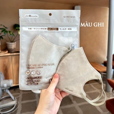 Sỉ 100 chiếc Khẩu trang 6D PRO UNICARE - Cao cấp, chính hãng, giá ưu đãi 24.820₫