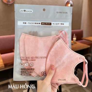 Sỉ 100 chiếc Khẩu trang 6D PRO UNICARE - Cao cấp, chính hãng, giá ưu đãi 24.820₫