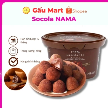 Sỉ 5 Hộp Socola NAMA Pull 408g - Quà Tết Ngọt Ngào 2.026, Socola Tươi, Socola Nấm, Giá 82.900 VND